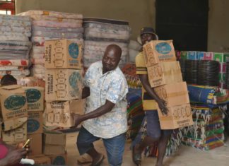 Senator Katung Distributes Relief Materials to Victims of Terrorism/Supports Rural Hospitals