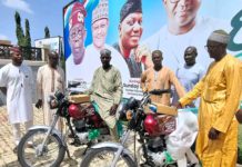 Daniel Amos Redeems Pledge, Donates Two Motorcycles to Operation Fulaku in Sanga